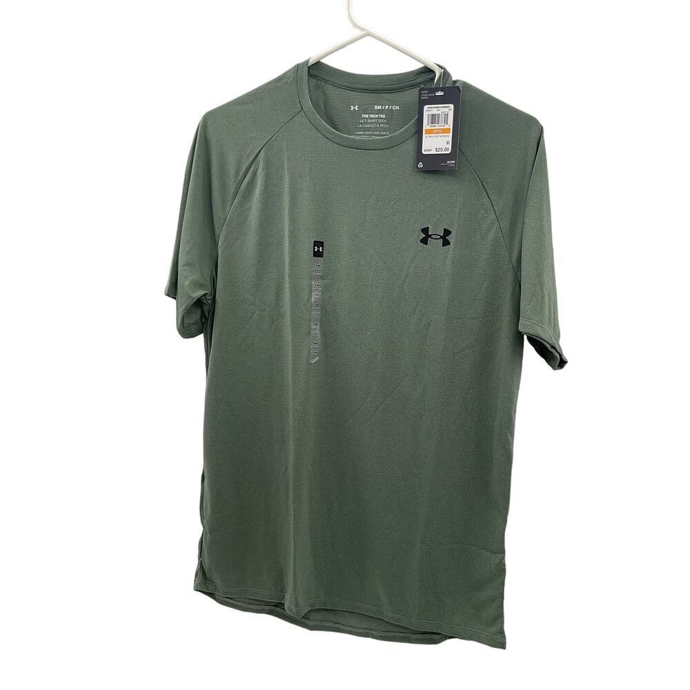 Men’s Loose fit Umder Armour Short Sleeve Green Shirt Small